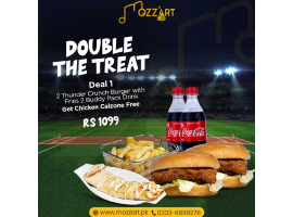 Mozz'art Double Treat Deal 1 For Rs.1099/-